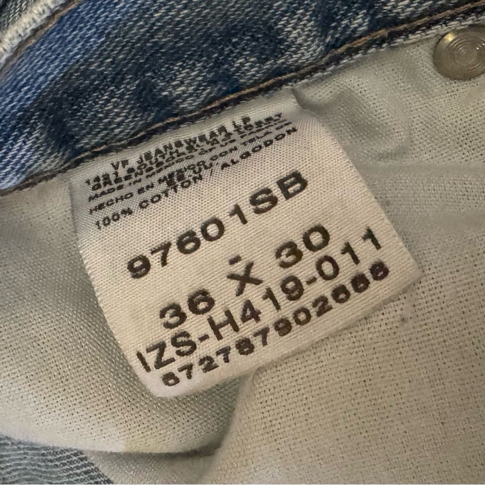 Wrangler Light Wash Straight Leg Jeans Size 36 - Picture 9 of 12
